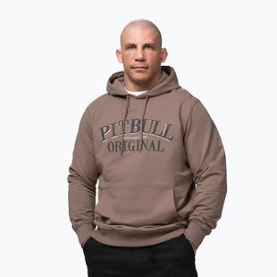 Bluză pentru bărbați Pitbull Midnight Sweatshirt Hooded brown savana