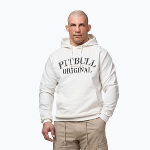 Bluză pentru bărbați Pitbull Midnight Sweatshirt Hooded off white