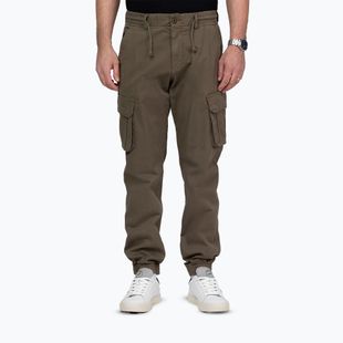 Pantaloni pentru bărbați Pitbull Proctor Drawstring Jogger Cargo olive