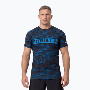 Rashguard pentru bărbați Pitbull Hex Camo Hilltop Rashguard blue