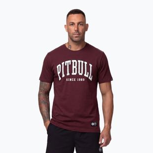 Tricou pentru bărbați Pitbull Norton burgundy