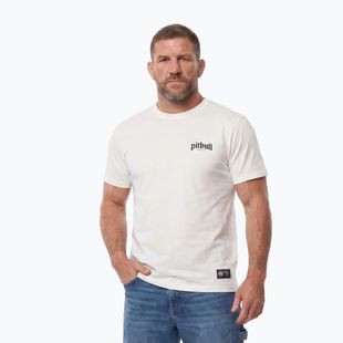 Tricou pentru bărbați Pitbull O'Side Small off white