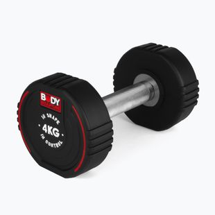 Ganteră cauciucată Body Sculpture TPU BW 133 4 kg black