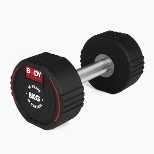Ganteră cauciucată Body Sculpture TPU BW 133 8 kg black