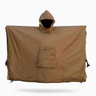Poncho OFFLANDER OFF_CACC ușor încălzit maro
