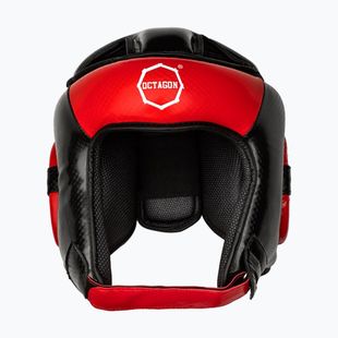 Cască de box Octagon Carbon red