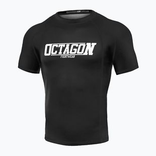 Octagon Premium Fight Wear pentru bărbați Rashguard negru
