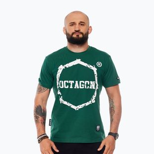 Tricou pentru bărbați Octagon Teeth verde