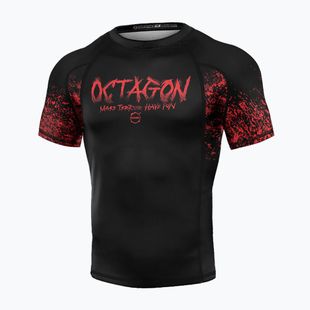 Octagon Premium Men's Rashguard Make Terror Have Fun negru/multicolor