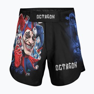 Pantaloni scurți de antrenament pentru bărbați Octagon Joker MMA black/multicolor
