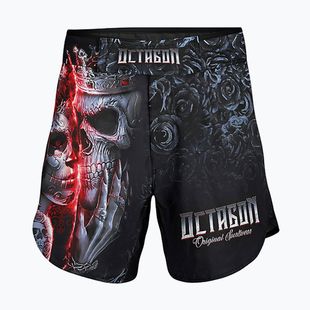 Pantaloni scurți de antrenament pentru bărbați Octagon Santa Muerte MMA black/multicolor