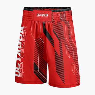 Pantaloni scurți de box pentru bărbați Octagon Diamond red