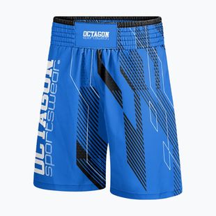 Pantaloni scurți de box pentru bărbați Octagon Diamond blue