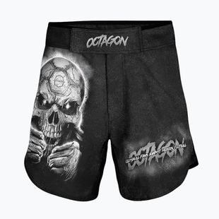 Pantaloni scurți de antrenament pentru bărbați Octagon Oldskull Fans MMA black/multicolor