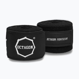 Bandaje de box Octagon Fightgear Supreme Printed 500 cm black/white