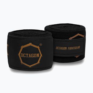 Bandaje de box Octagon Fightgear Supreme Printed 500 cm black/gold