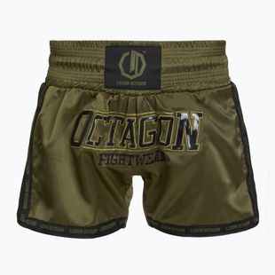 Pantaloni scurți de antrenament Octagon Kickboxing/Muay Thai Legion Future Premium army green