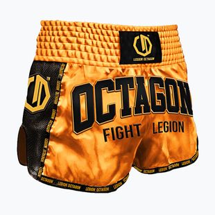 Pantaloni scurți de antrenament Octagon Kickboxing/Muay Thai Legion Fight Legion Premium gold