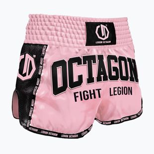 Pantaloni scurți de antrenament Octagon Kickboxing/Muay Thai Legion Fight Legion Premium pink