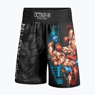 Pantaloni scurți de box pentru bărbați Octagon Boxing Family black/multicolor