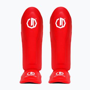 Apărători pentru tibii și picioare Octagon Legion Kevlar red
