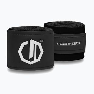Bandaje de box Octagon Legion Supreme 400 cm black/white