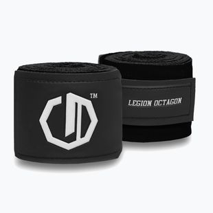 Bandaje de box Octagon Legion Supreme 300 cm black/white