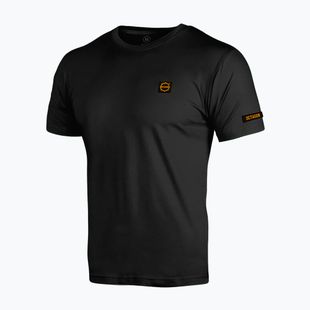 Tricou pentru bărbați Octagon Small Logo black/orange