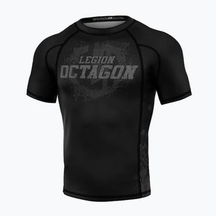 Rashguard pentru bărbați Octagon Legion Premium Grunge black/grey
