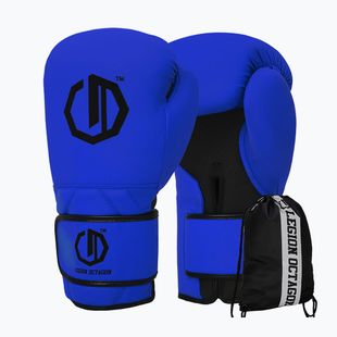Mănuși de box Octagon Legion Enforcer + dark blue bag