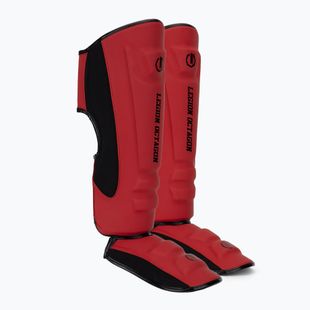 Protecții pentru tibie și picioare Octagon Legion Enforcer dark red