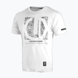 Tricou pentru bărbați Octagon Legion Square white