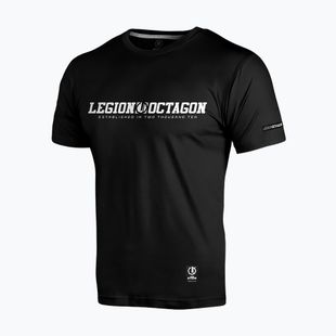 Tricou pentru bărbați Octagon Legion Unique black/white