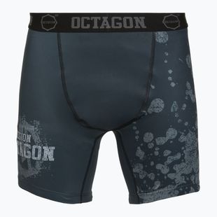 Pantaloni scurți de antrenament pentru bărbați Octagon Legion Grunge black/grey
