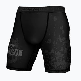 Pantaloni scurți de antrenament pentru bărbați Octagon Legion Grunge black/grey