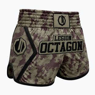 Pantaloni scurți de antrenament Octagon Legion Kickboxing/Muay Thai Premium frontline