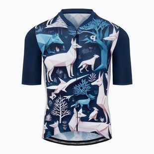Tricou de ciclism pentru bărbați Quest Origami Fauna