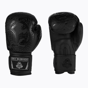 Bushido Black Dragon mănuși de box negru B-2v18