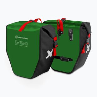 Genți de ciclism Extrawheel Biker 2 x 25 l green/black