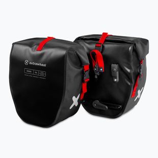 Genți de ciclism Extrawheel Rider 2 x 15 l black