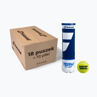 Mingi de tenis Babolat Team All Court 18 x 4 buc galben 502081