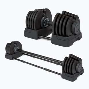 Halteră/bară 2w1 XTREXO TRX-ABD40 1-40 kg negru/portocaliu