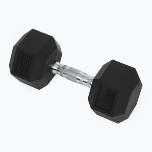 Halteră cauciucată XTREXO Hex 12.5 kg