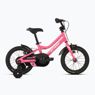 Bicicletă pentru copii ATTABO KNACK 14" roz
