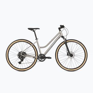 Bicicletă cross pentru femei ATTABO SANO 4.0 28" gri