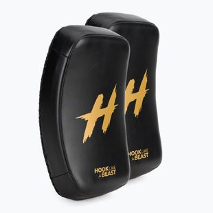 Scuturi de antrenament HOOK FIGHTING TX0-B4M0042 tajskie zakrzywione 2 buc. negre