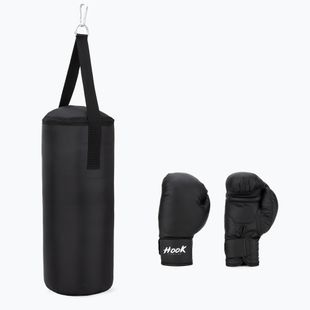 Set de box pentru copii HOOK FIGHTING Pierwszy Trening negru