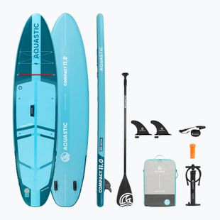 Set placă SUP gonflabilă Compact 11'0" albastru