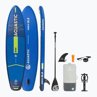 Set placă SUP gonflabilă AQUASTIC Perth 10'8" allround dark blue