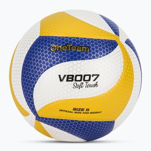 Minge de volei OneTeam VB007 yellow/blue/white size 5